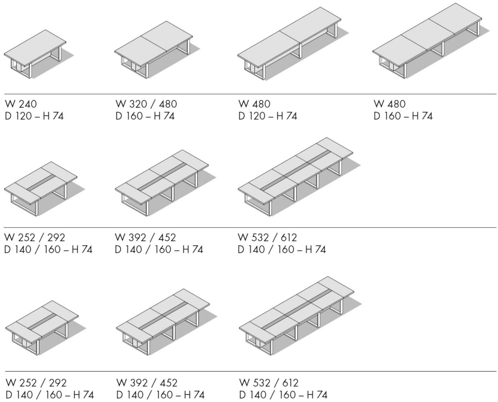 Sinetica Прямоугольный деревянный стол для совещаний с системой прокладки кабелей sun-id-1374011 - Вид №9