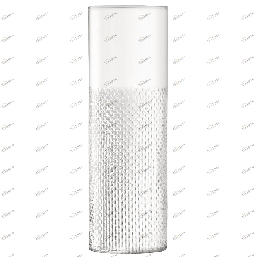 Ваза стеклянная прозрачная 40 см Wicker LSA INTERNATIONAL - 00-3894925 Прозрачный 