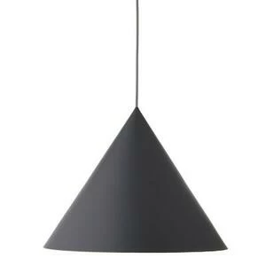 1532276001 Лампа подвесная benjamin xl, 35хD46 см, серая матовая, серый шнур Frandsen