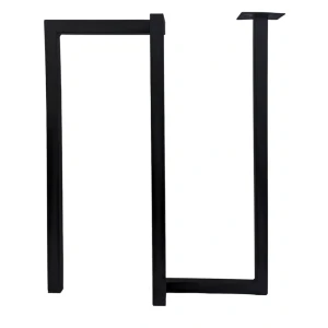 Подстолье для обеденного и письменного стола 71 см окрашенная сталь цвет черный сатинированный