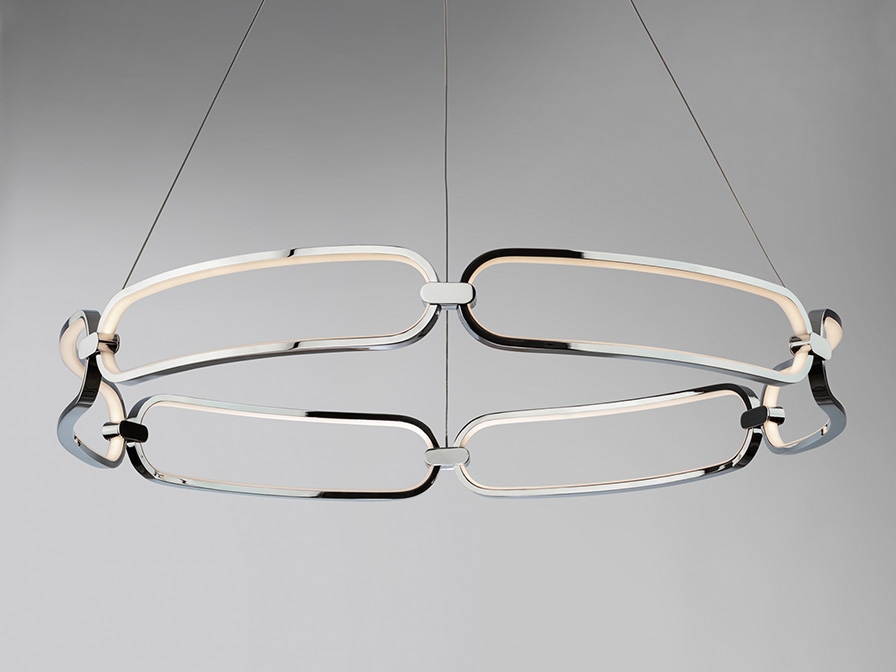 109037 Подвесной светильник Ø80 хром DIM Schuller Colette - Вид №3