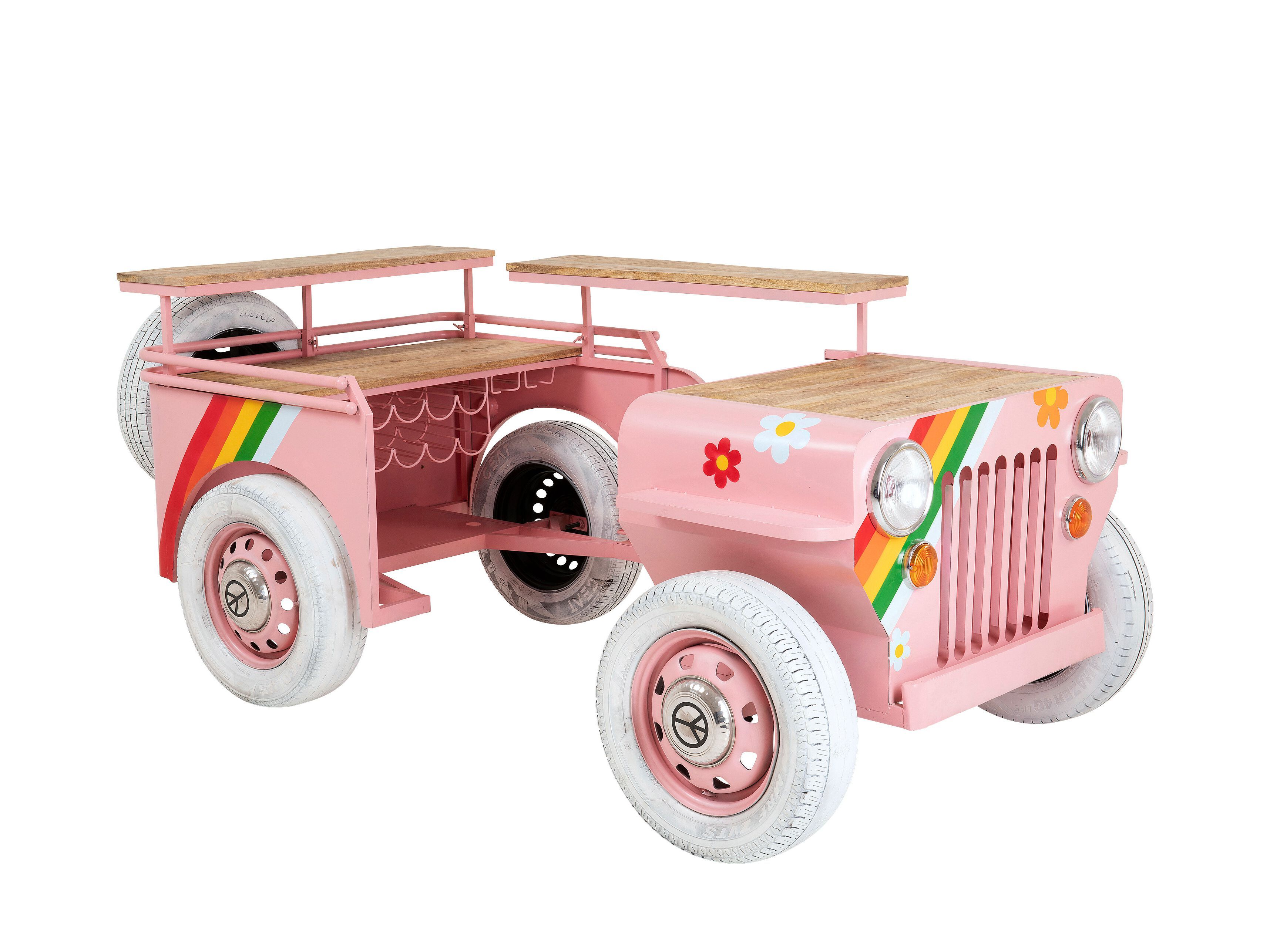 Деревянный барный шкаф KARE Design FLOWER POWER CAR ARCH-00082233