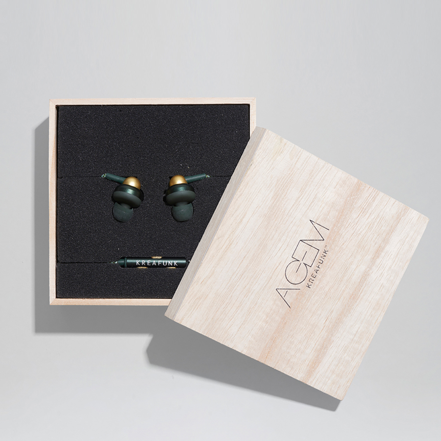 Наушники aGEM хаки KREAFUNK KFTP78 - Вид №4
