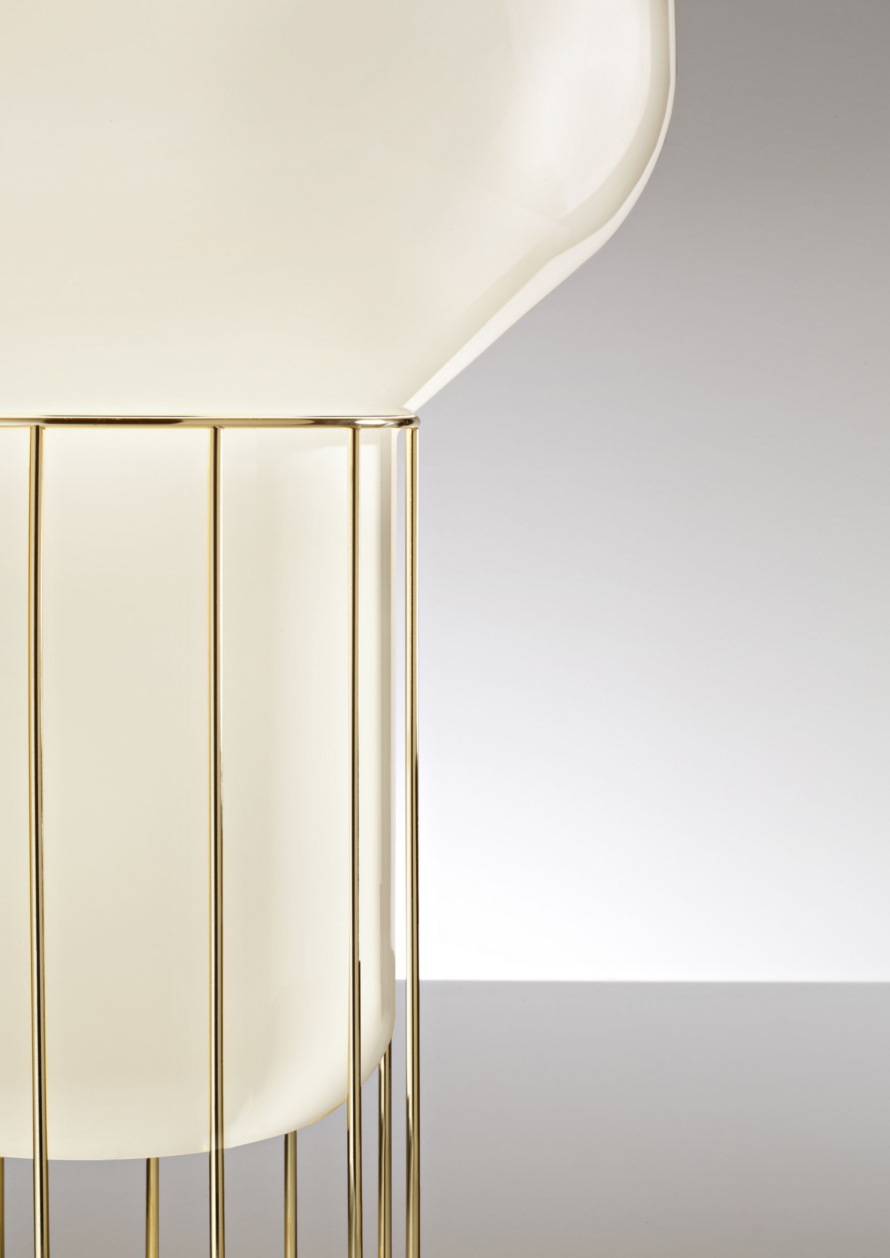 Настольная лампа из дутого стекла Fabbian Aérostat ARCH-00050591 - Вид №3