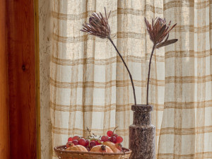 Льняная ткань для штор