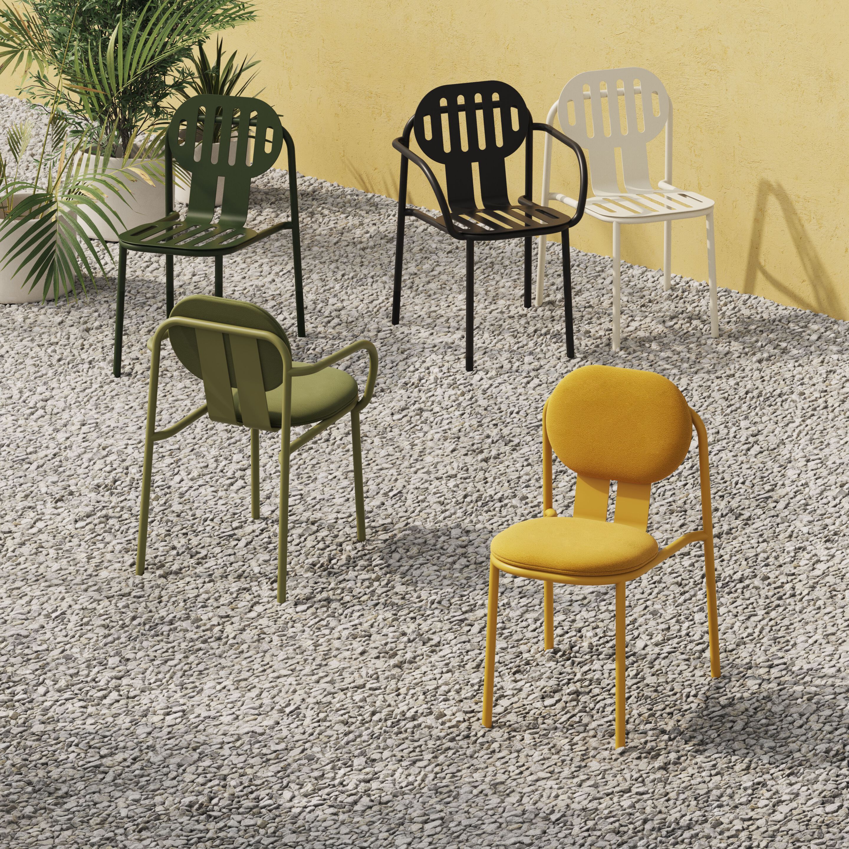 Алюминиевый и тканевый садовый стул Joyf пустыня ARCH-00083805 - Вид №2