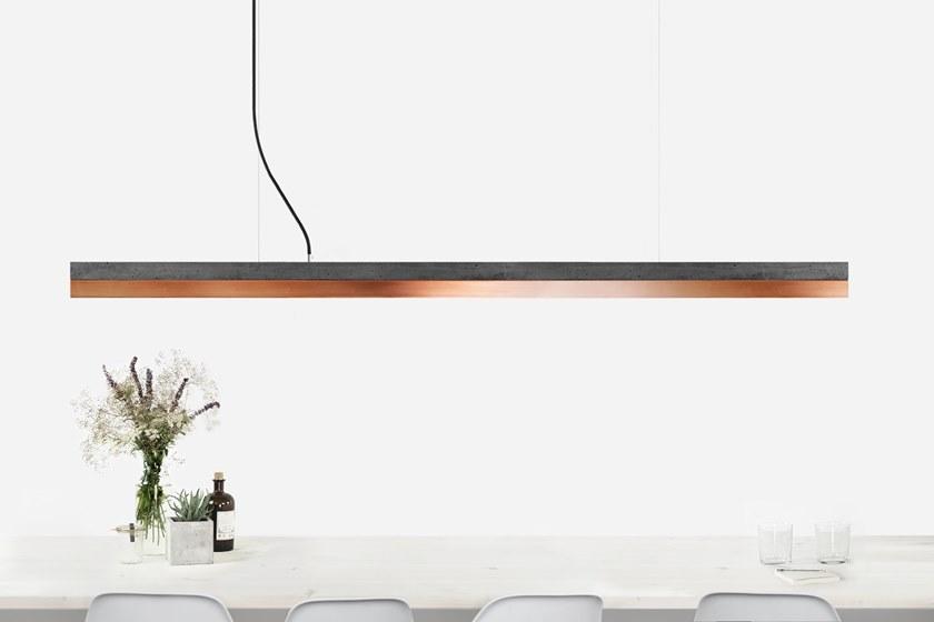 GANTlights Подвесной светильник из цемента и меди C sun-id-1348994 - Вид №1