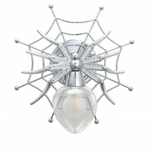 Бра Divinare Spiders Invasion 1308/02 AP-1 DIVINARE ПАУК 109639 Прозрачный;хром