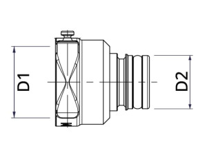 Фитинг редуктора от F14 до F13 M