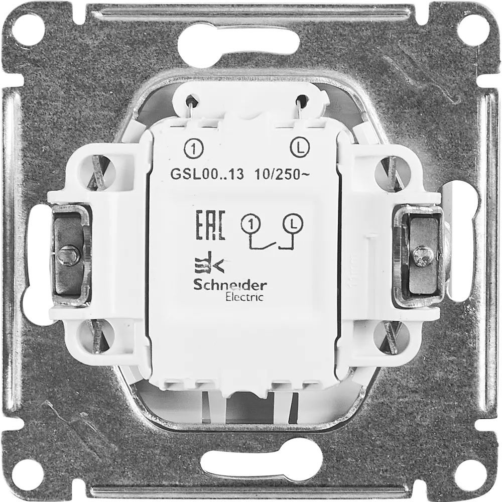 Schneider Electric Glossa - выключатель трехпозиционный бежевый для точечного освещения 86710471 STLM-0070841 - Вид №2