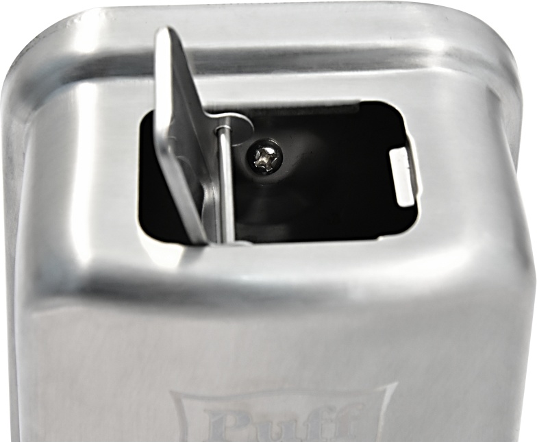 1402.095 Дозатор для жидкого мыла из нерж стали матовый антивандальный 8605m PUFF  - Вид №2
