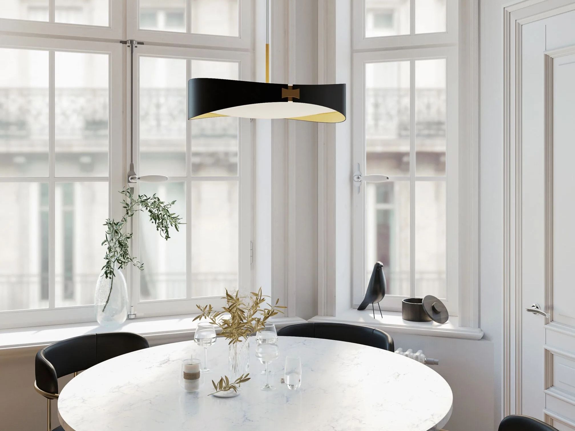 Латунный светодиодный подвесной светильник CVL Luminaires кольцо ARCH-00110376 - Вид №3