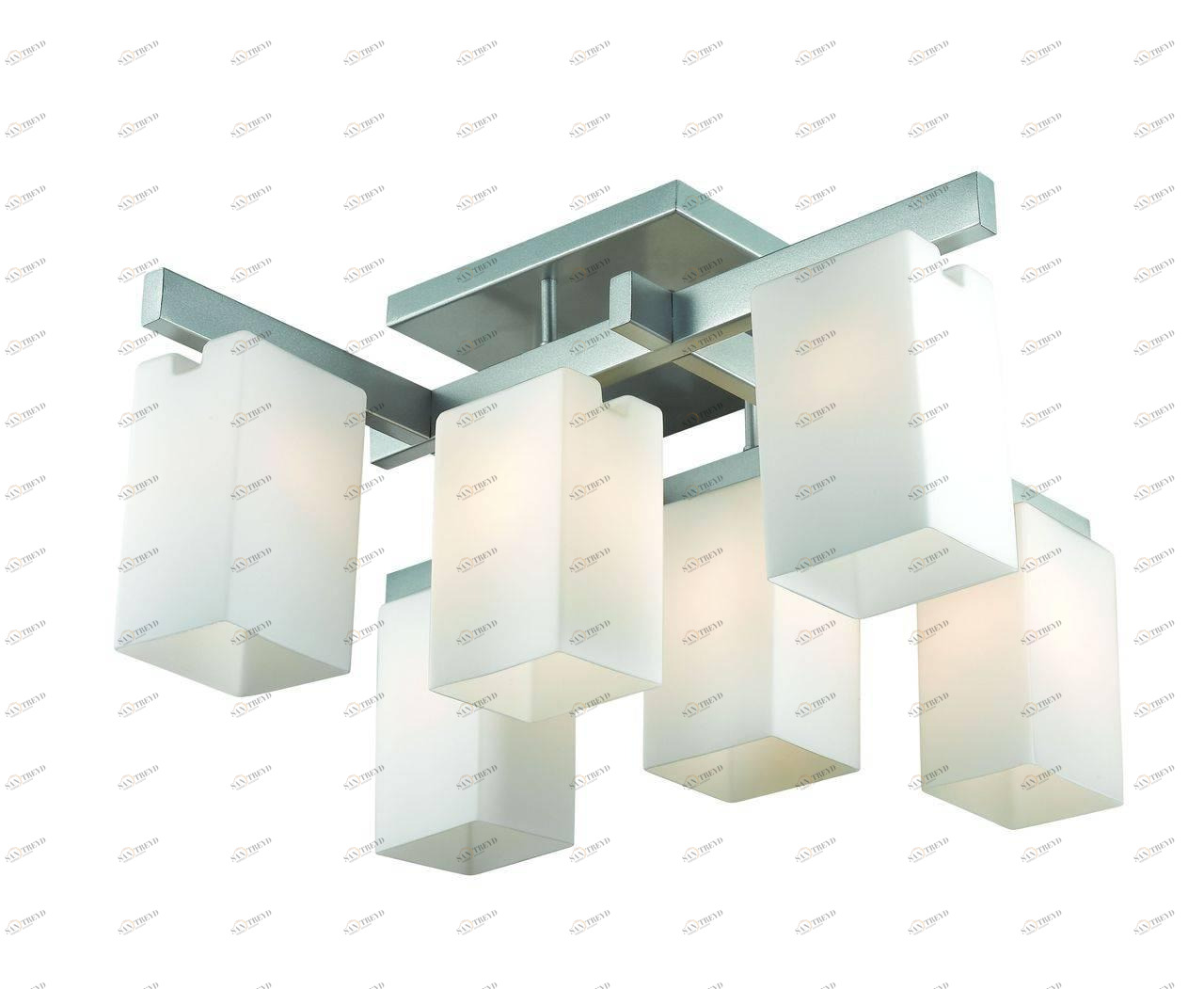 Потолочная люстра ST Luce Caset SL541.102.06 ST LUCE ДИЗАЙНЕРСКИЕ, CASET SILVER 058448 Белый 