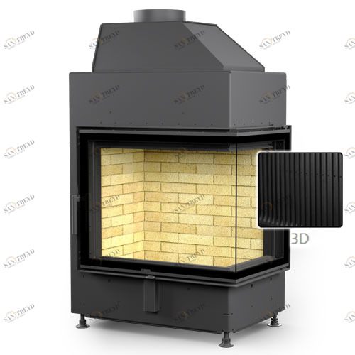 Каминная топка ASTOV П2С 700 3D панели 6774