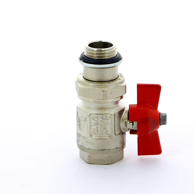 Кран шаровой НВ с разъемным соединением и уплотнением IDEAL бабочка ITAP 1/2" 098S12