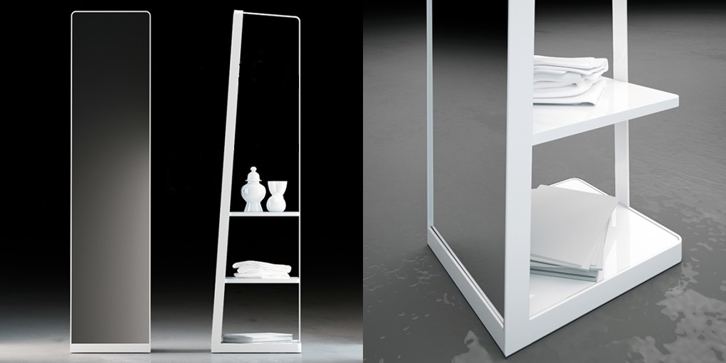 Зеркало с 3 полками SR135B Inbani Structure - Вид №1