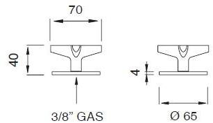 Ceadesign Смеситель для раковины Hydroprogressive из нержавеющей стали Cross Crx 39 - Вид №1