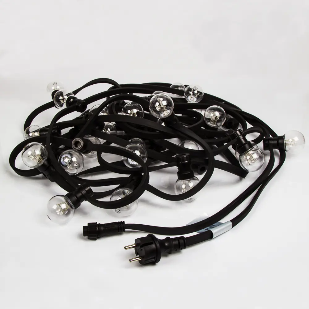 Гирлянда белт-лайт из лампочек Neon-Night Belt Light 10 м 30 ламп черный провод 86263779 STLM-2027005 Santreyd  - Вид №4