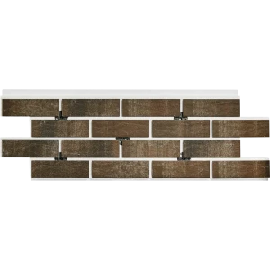 Термопанель рядовая Мосстрой-31 Brick Stone коричневый 118x41x5 см