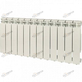 Радиатор STOUT Bravo алюминиевый, 12 секций, высота 350 мм SRA0110035012