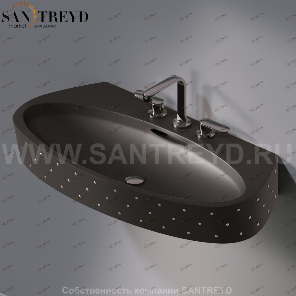 L524T1R1V4.105SW Подвесная раковина настенная овальная A. e T. Italia OVAL Италия AeT ITALIA