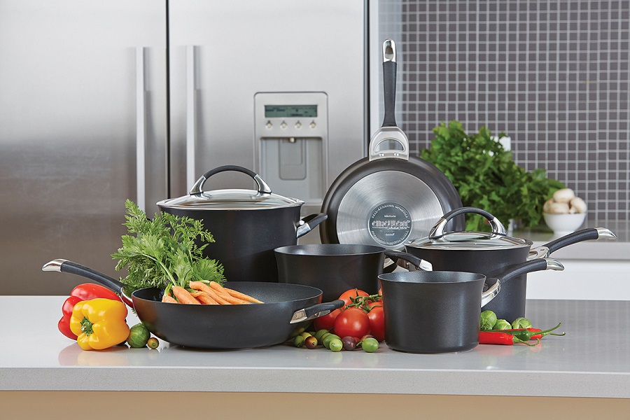 Набор из 5 кастрюль и сковородок Symmetry чёрный Circulon R84010 - Вид №2