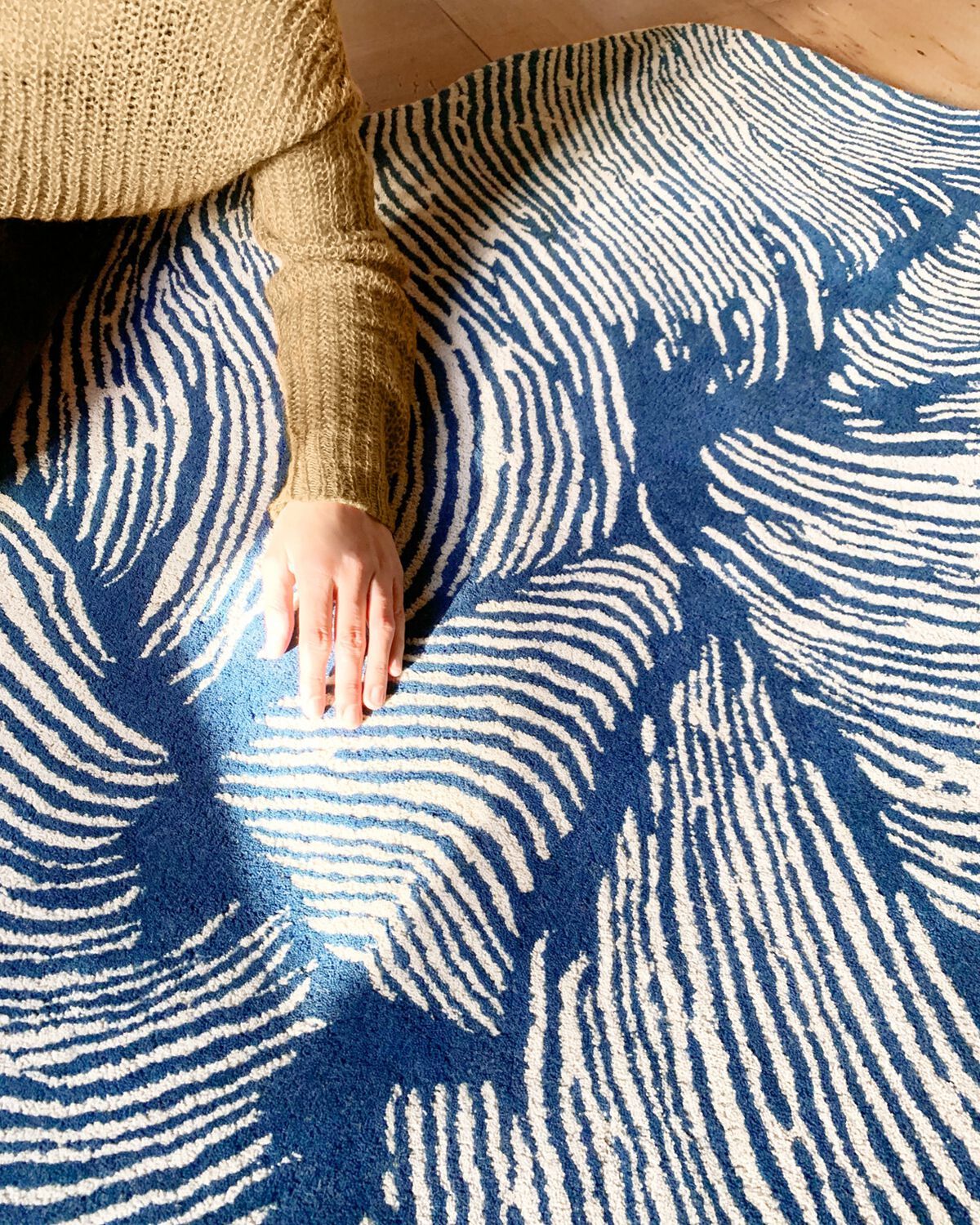 Шерстяной ковер ручной работы Mohebban океан ARCH-00081889 - Вид №4