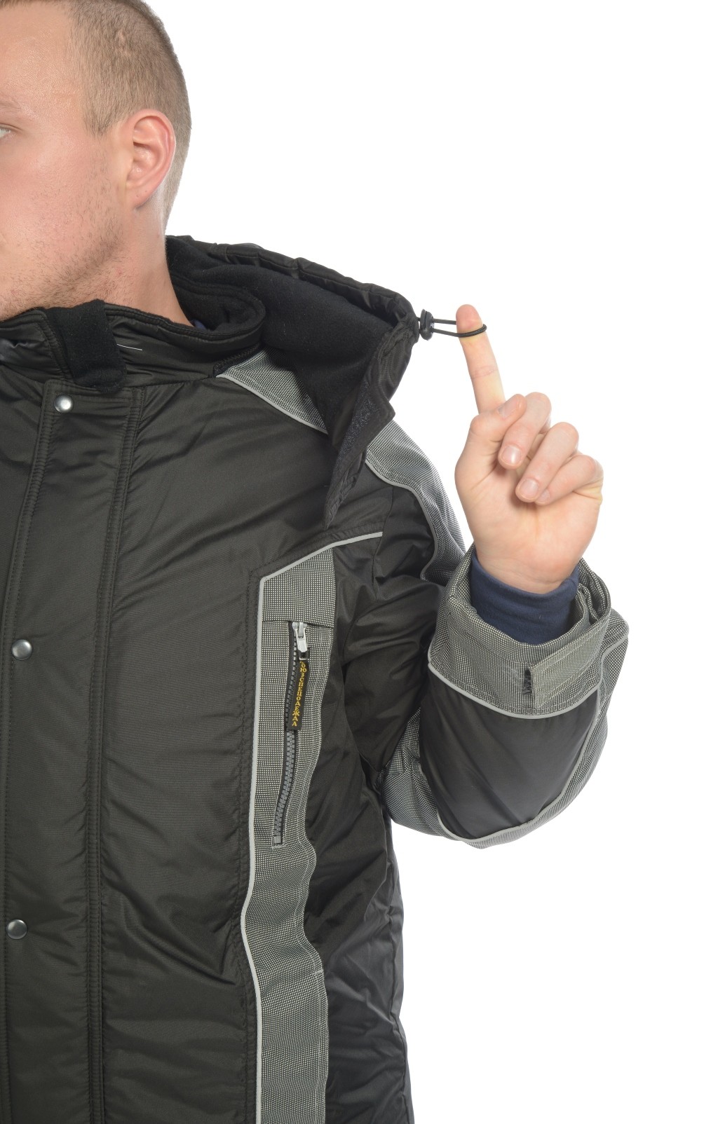 64779 Костюм "Ультра" зимний черный  Зимняя спецодежда  размер 56-58/182-188  - Вид №19