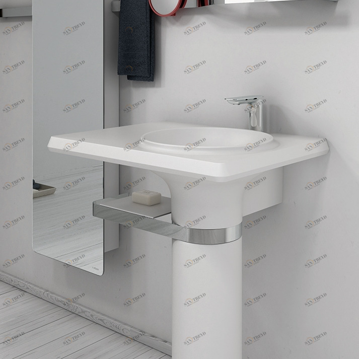 VS001 Напольная раковина стоящая прямоугольная Inbani 