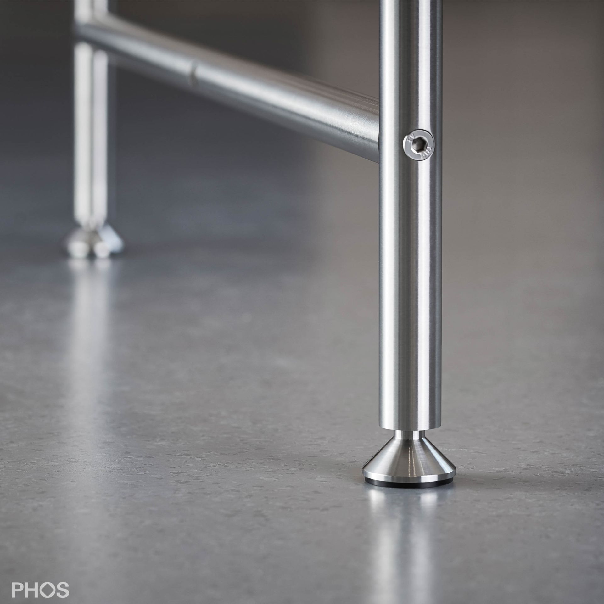 KATI-U1-120x80-MS Стол Karlsruher - универсальный стол u1 - столешница черного матового цвета - 120 x 80 x 75 см. PHOS  - Вид №5