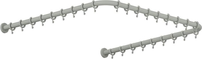 801.34B34S Карниз для штор, специальные длины HEWI Duschvorhänge/-stangen  - Вид №1