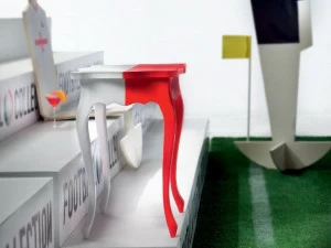 Modenese Gastone Прикроватная тумбочка квадратная лакированная Football Art. 15