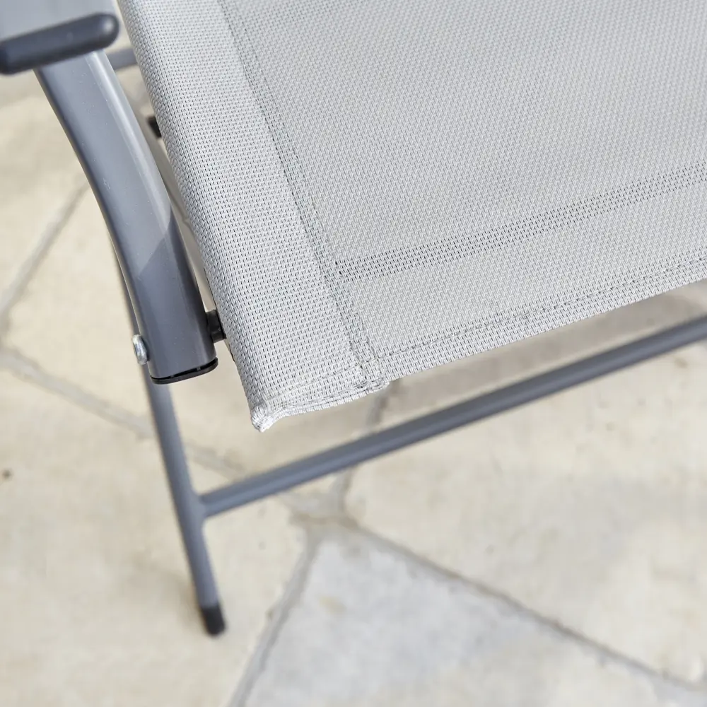 Кресло Naterial Emys Origami складное 54х52х83 см сталь светло-серый STLM-2078090 - Вид №14