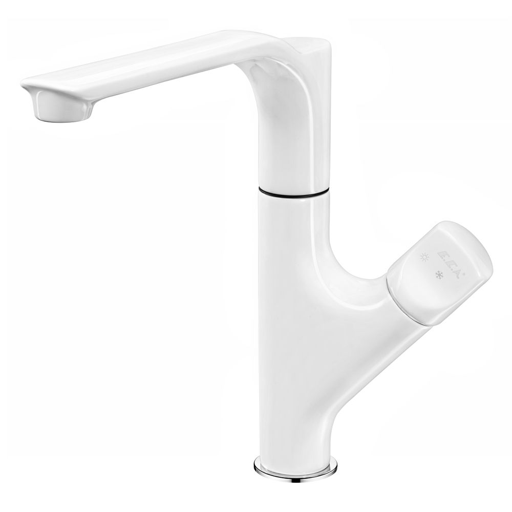 104118063  Смеситель для мойки Myra - белый Eca 