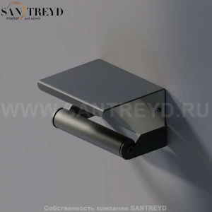 Agape MACH 2 Держатель для туалетной бумаги черный AMC20939E