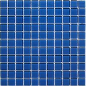 Deep blu стекло 300х300