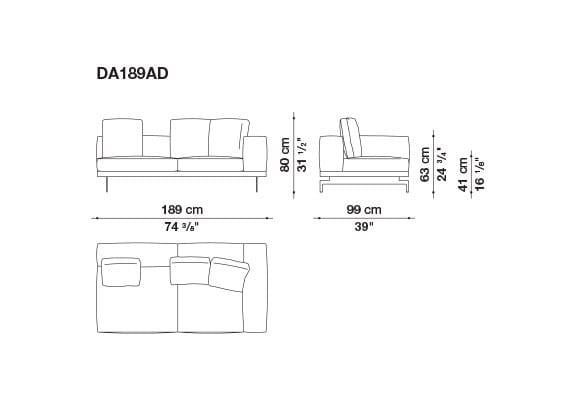 Кожаный диван B&B Italia док ARCH-00130675 - Вид №26