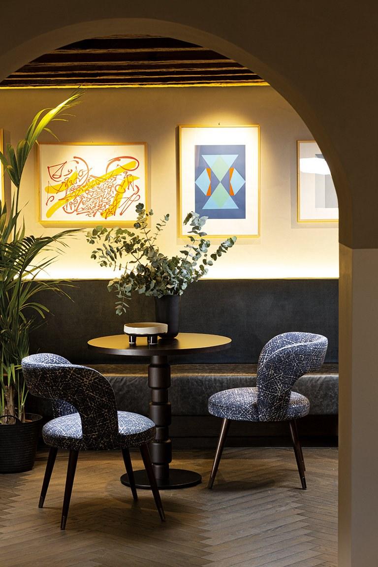 Tirolo Стул с открытой спинкой, обитый тканью Holly 065 s, 065 po - Вид №2