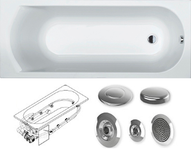 BB6400500000000_hit1 Ванна Riho Miami Santreyd - Вид №2