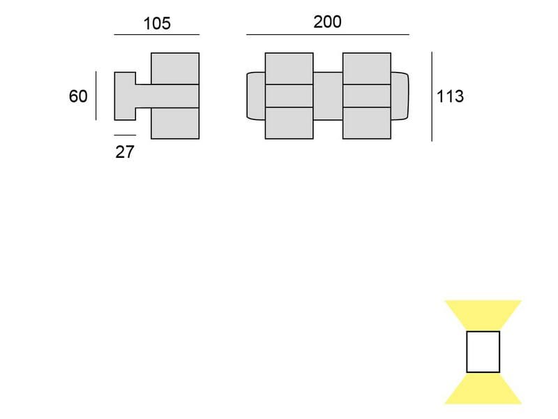 Алюминиевый светодиодный наружный настенный светильник BEL-LIGHTING JAKA M4 ARCH-00068696 - Вид №2