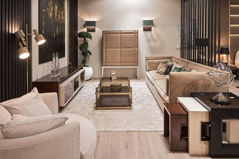 Stylish Club Тумба под телевизор с распашными дверцами из лакированного шпона Empire Scf.e02 - Вид №3