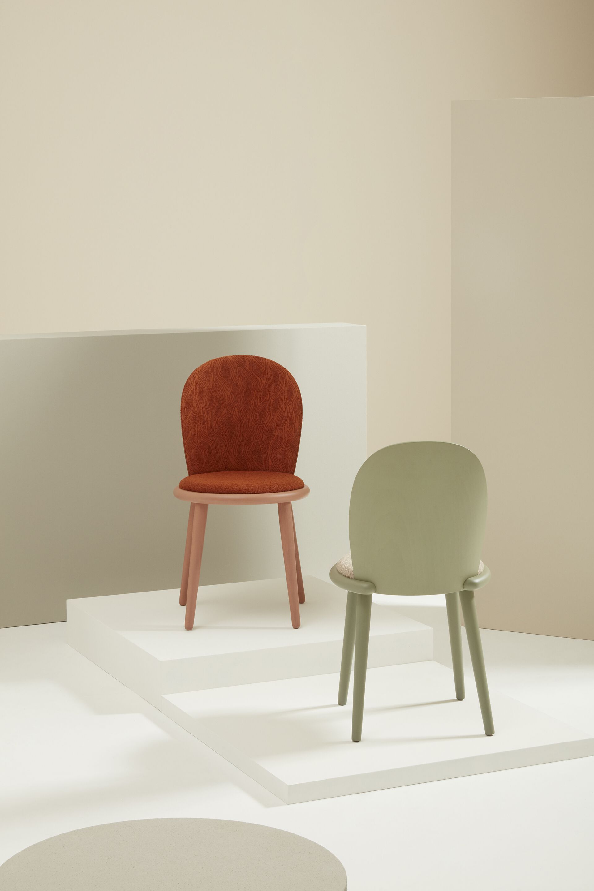 Стул из бука с мягким сиденьем/спинкой Billiani Veretta ARCH-00039038 - Вид №2