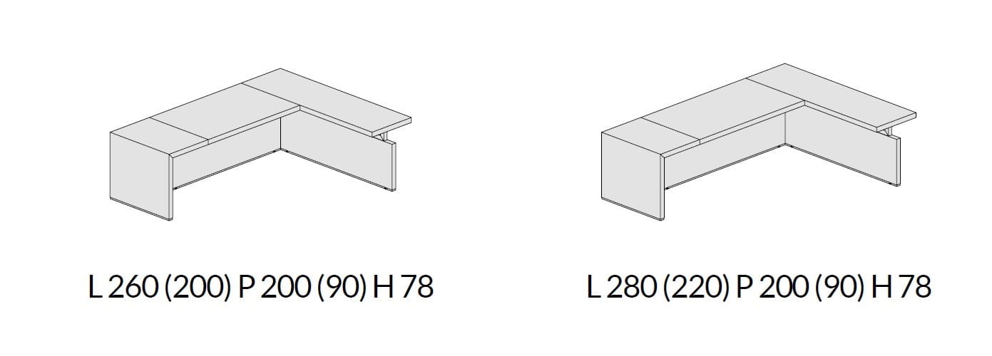 Деревянный угловой исполнительный стол About Office Bold58 ARCH-00086361 - Вид №2