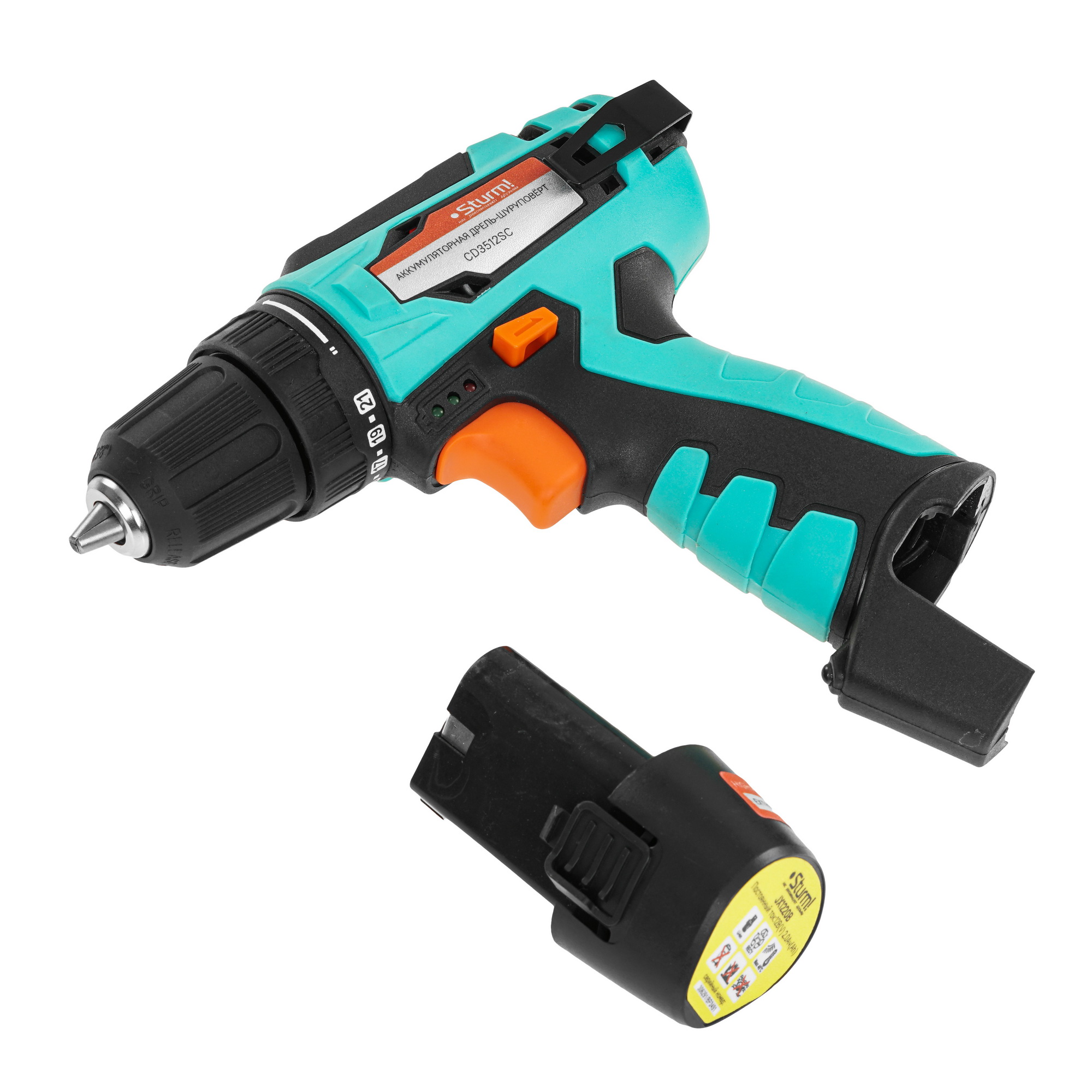 Дрель-шуруповерт Sturm! CD3512SC 9127184 STDN-0043755 - Вид №5