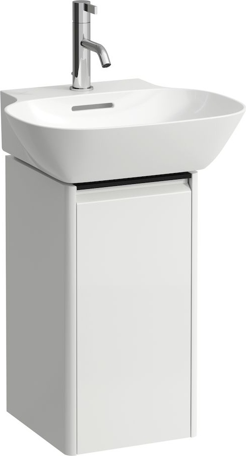 H4030141102631 Шкафчик под раковину , 1 дверца, крепление на петли справа, 1 внутренняя полочка, ручка черный алюминий LAUFEN PRO - Вид №1