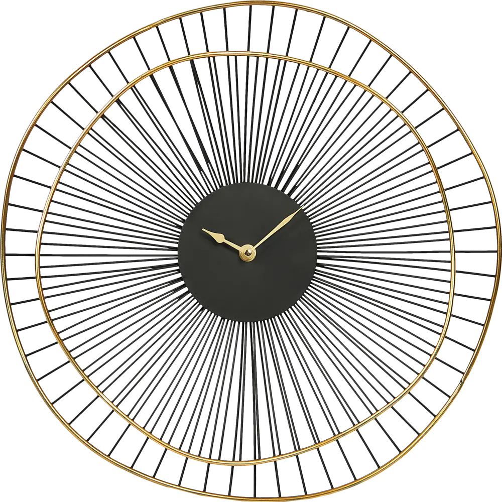 Часы настенные Dream River Ракушка SD220275N круглые металл цвет черный бесшумные ø39 Осень STLM-2025443 - Вид №1