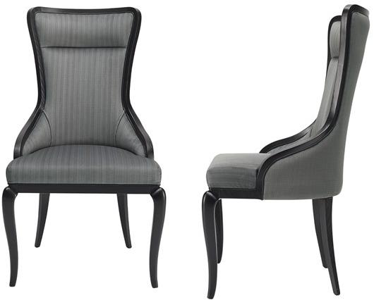 A.R. Arredamenti Мягкое кресло из ткани с высокой спинкой Dilan D10 - Вид №1