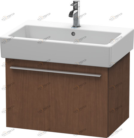 XL604201313 Тумбочка подвесная X-Large #XL6042 650 x 443 мм Американский орех, натуральный шпон Duravit
