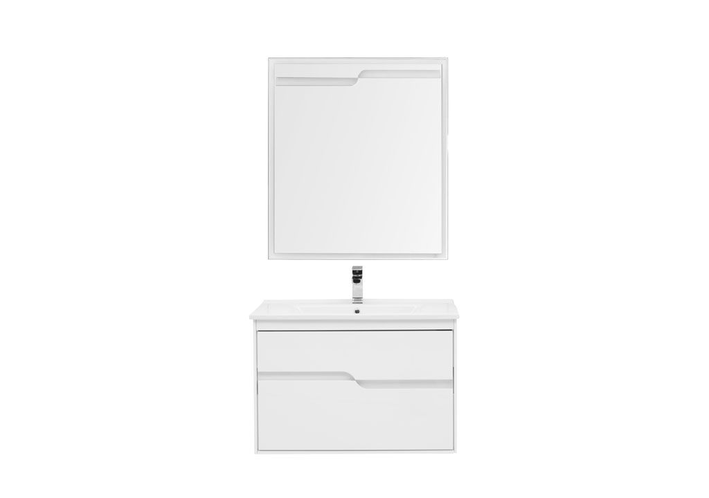 Мебель для ванной Aquanet Модена 85 белый 00199305 - Вид №2