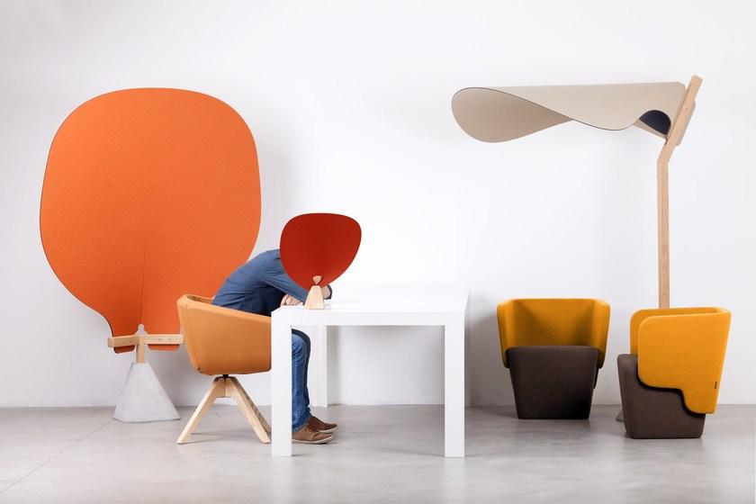 True Design Отдельностоящая мобильная офисная перегородка из войлока Pincettes sun-id-1361034 - Вид №6